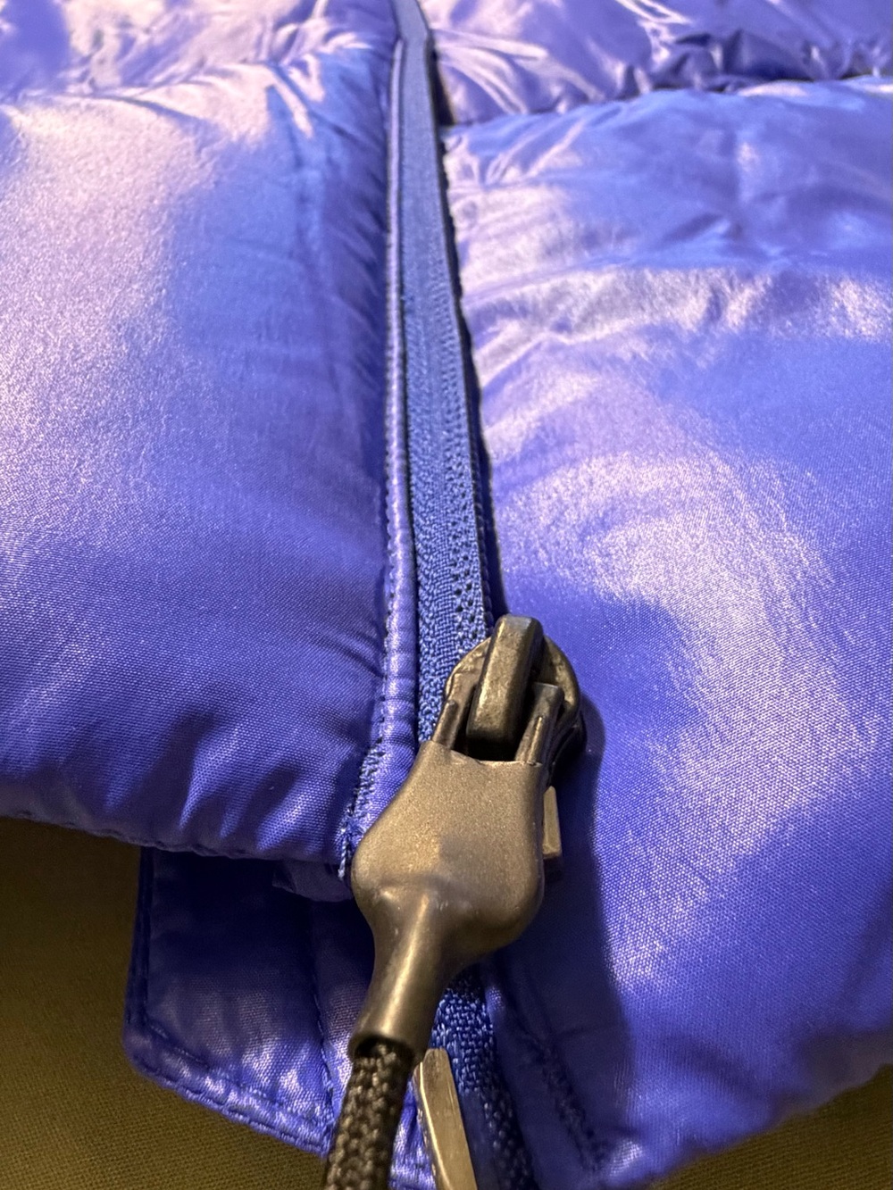 adidas Blue Water-Repellent Puffer Jacket with Hood - Picture 8 of 12